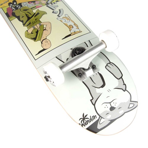 Skateboard CRANDON Completo para niño y adulto, Monopatín Tamaño 7.75