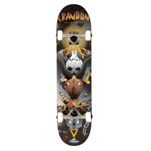 Skateboard CRANDON Completo para niño y adulto, Monopatín Tamaño 7.75